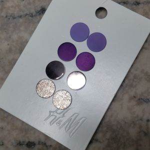 H&M circular earrings